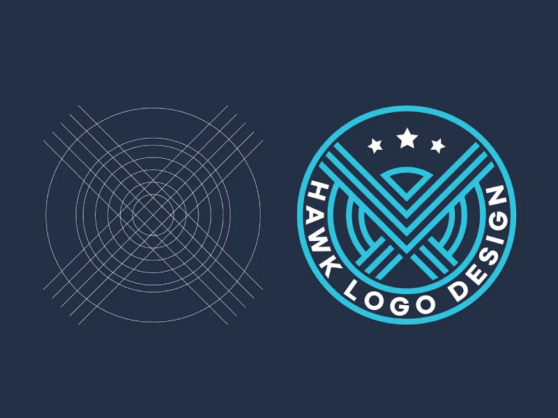 Hawk-Logo-Design-Process